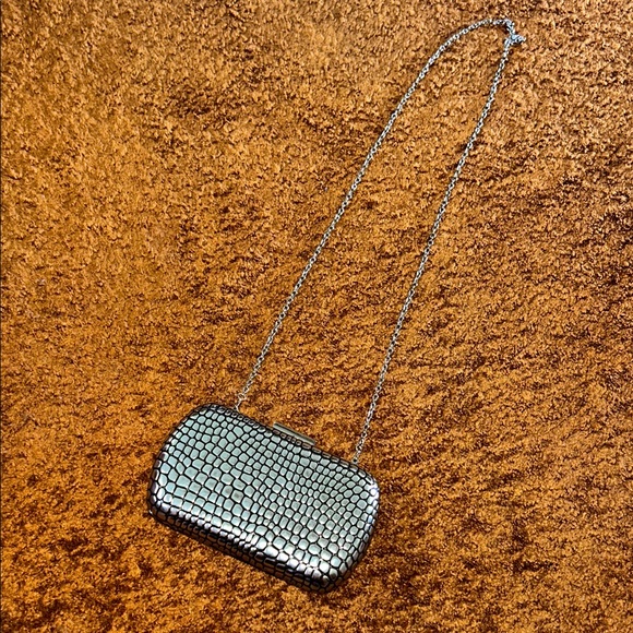 Big Buddha Silver Textured Wristlet